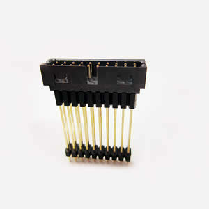 B303C3 Box Header Dual Row 08 to 50 Contacts Straight Type